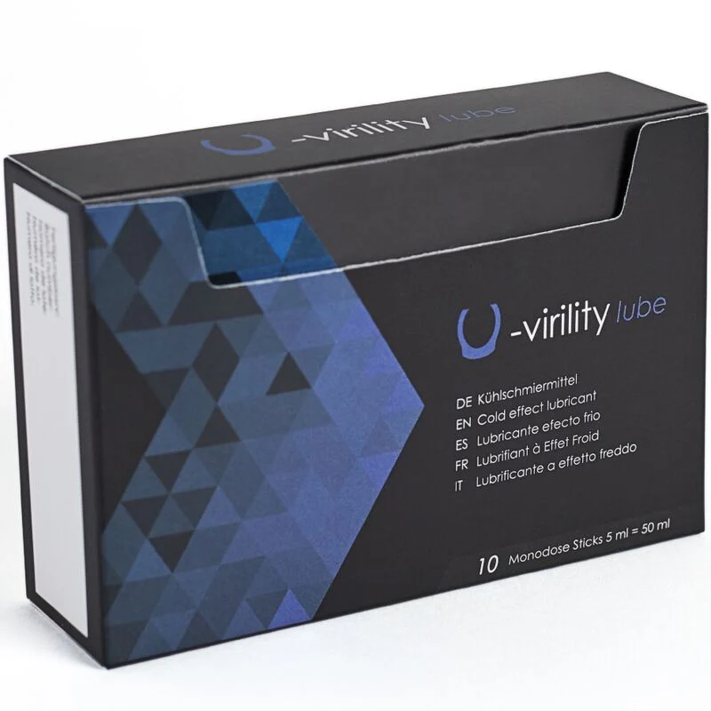 500 COSMETICS - U-VIRILITY LUBE LUBRIFICANTE EFEITO FRIO 10 X 5 ML - Image 3