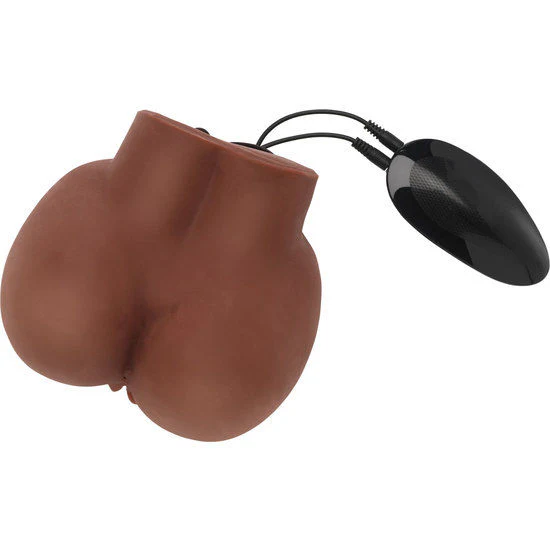 ACT - MASTURBADOR REALÍSTICO BIG ASS COM VIBRADOR MARROM - Image 5