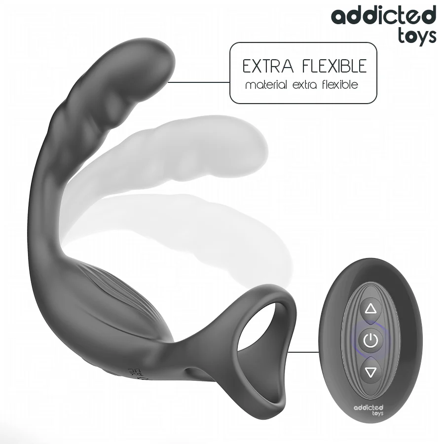 ADDICTED TOYS - ANEL PENIANO DUPLO PARA PRÓSTATA COM CONTROLE REMOTO - Image 3