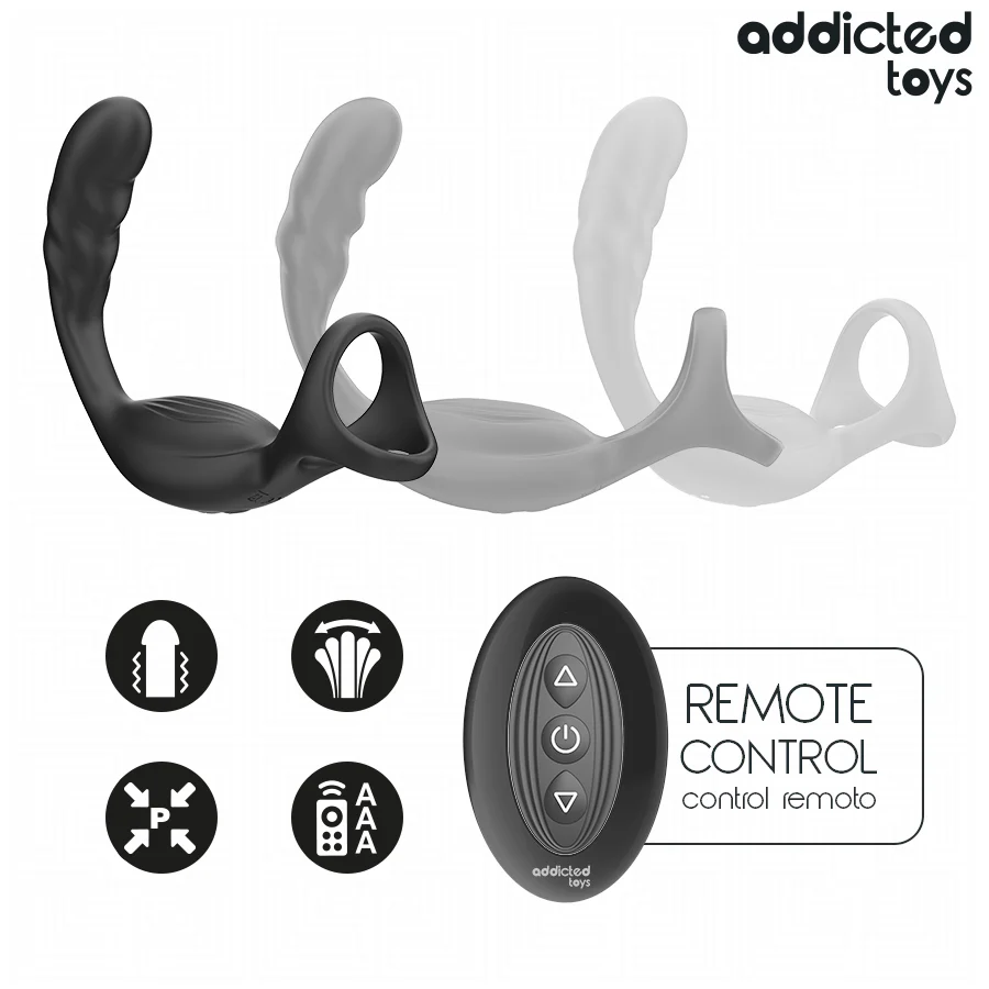 ADDICTED TOYS - ANEL PENIANO DUPLO PARA PRÓSTATA COM CONTROLE REMOTO - Image 5