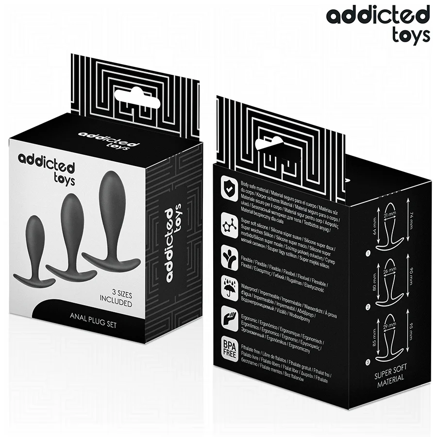 ADDICTED TOYS - CONJUNTO DE 3 PLUG ANAL MODELO 2 - Image 7