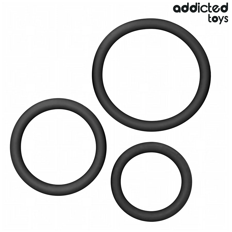 ADDICTED TOYS - CONJUNTO DE ANÉIS DE SILICONE MODELO 2 - Image 5