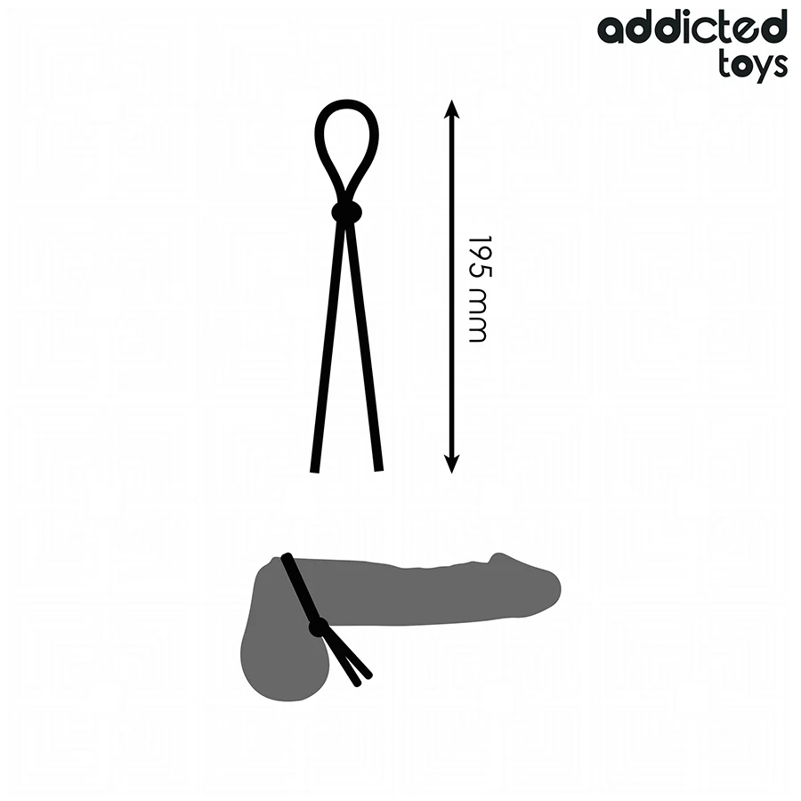 ADDICTED TOYS - CORDA DE SILICONE PARA O PÊNIS DE ALÇA ÚNICA - Image 4