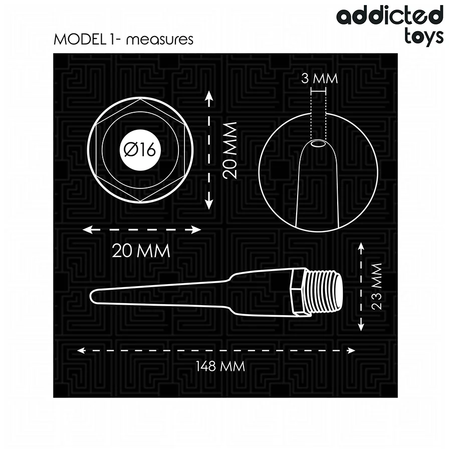 ADDICTED TOYS - LIMPADOR ANAL COM ADAPTADOR UNIVERSAL MODELO 1 - Image 5