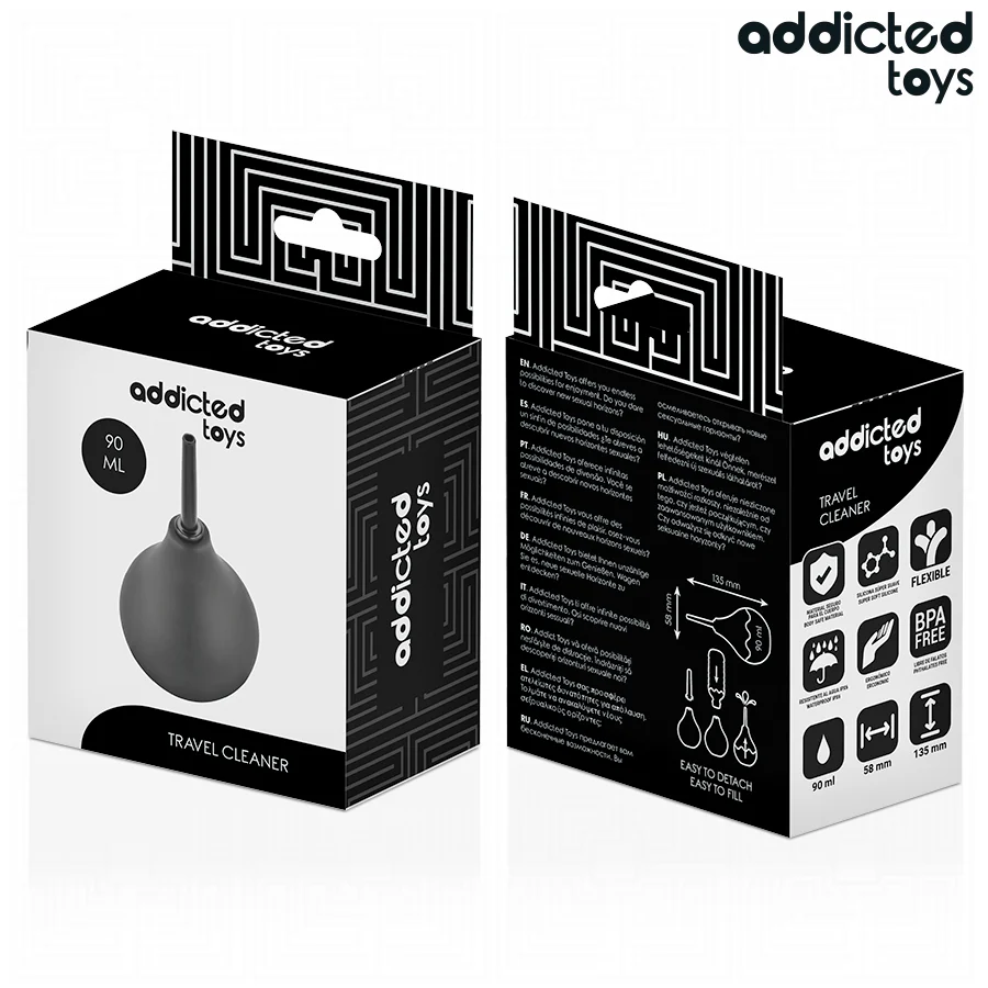 ADDICTED TOYS - LIMPADOR ANAL DE VIAGEM TAMANHO S 90 ML - Image 7