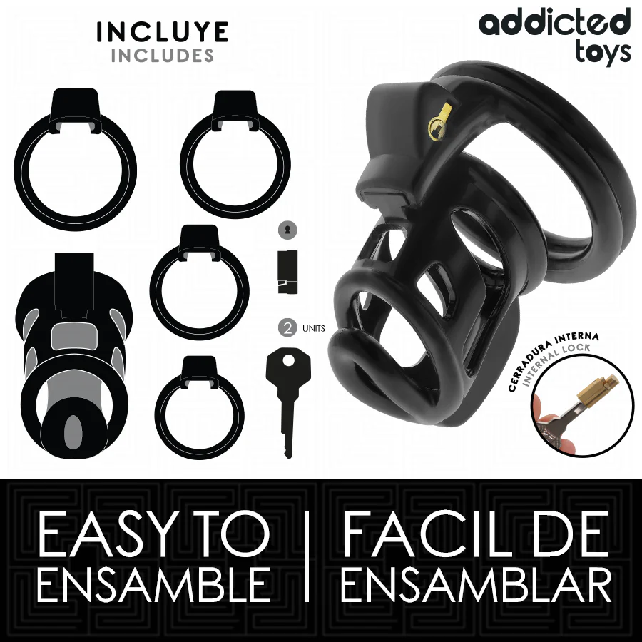 ADDICTED TOYS LOCKED - GAIOLA GILDEN GAIOLA PARA PÊNIS 8,5 CM - Image 4