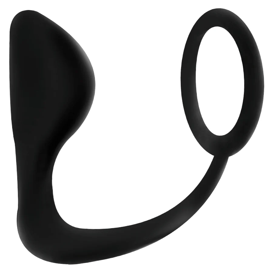 ADDICTED TOYS - PLUG ANAL COM ANEL DE PÊNIS PRETO - Image 3