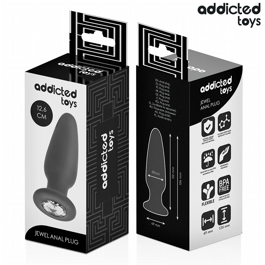 ADDICTED TOYS - PLUG ANAL COM JOIA TAMANHO L 12,6 CM - Image 6