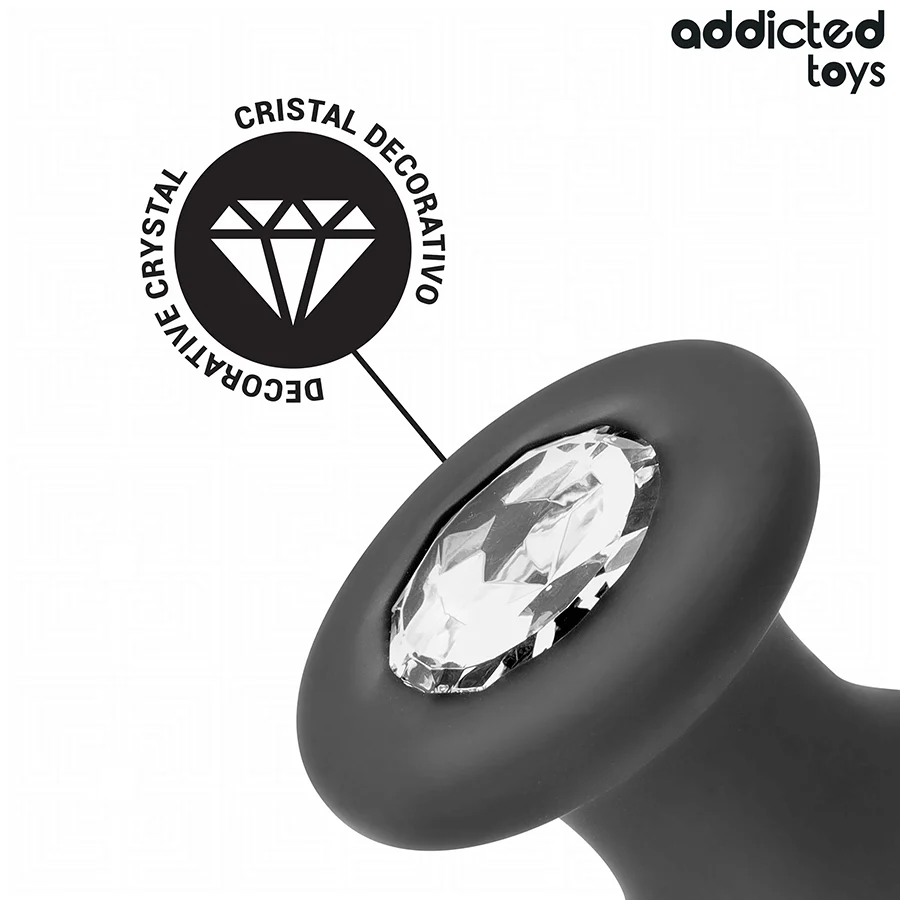 ADDICTED TOYS - PLUG ANAL COM JOIA TAMANHO M 10,4 CM - Image 3