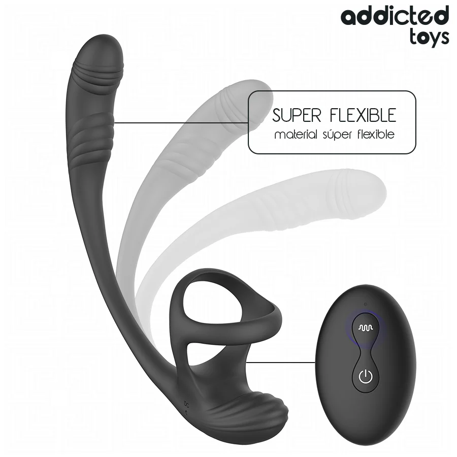 ADDICTED TOYS - PLUG ANAL COM VIBRAÇÃO, OSCILAÇÃO 360º E ESTIMULADOR DE TESTÍCULOS - Image 6