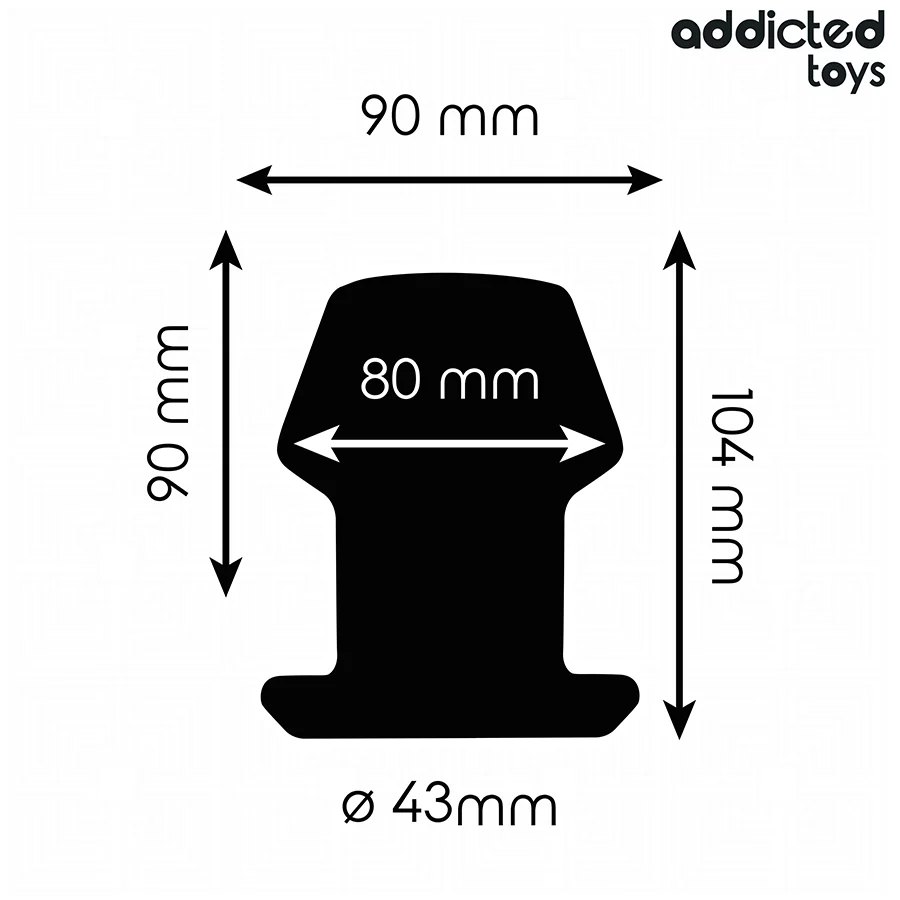 ADDICTED TOYS - PLUG ANAL EXTREMO OCO TAMANHO L 10,4 CM - Image 4