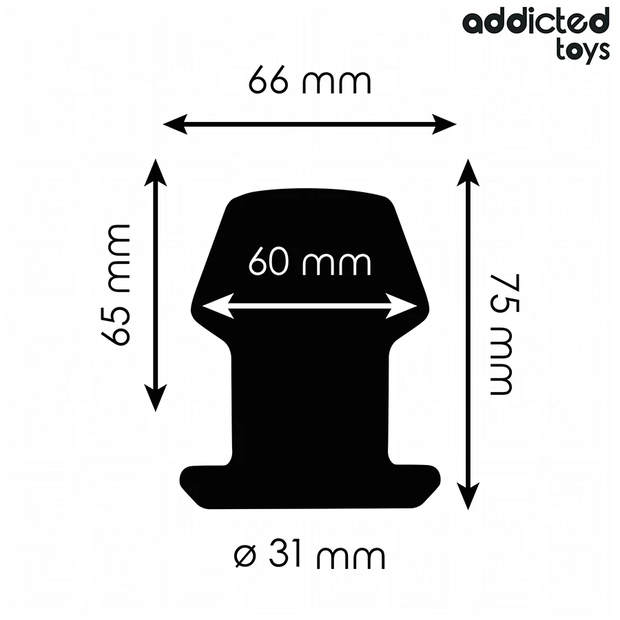 ADDICTED TOYS - PLUG ANAL EXTREMO OCO TAMANHO S 7,5 CM - Image 4