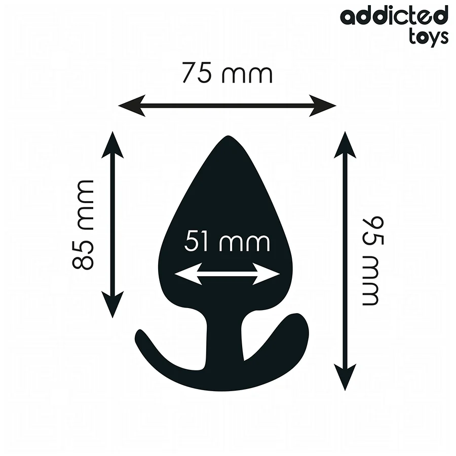 ADDICTED TOYS - PLUG ANAL TAMANHO XL 9.5 CM - Image 4