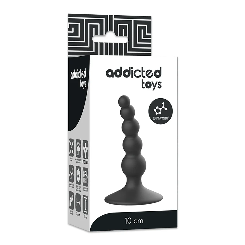 ADDICTED TOYS - PLUG SEXUAL ANAL 10 CM PRETO - Image 5