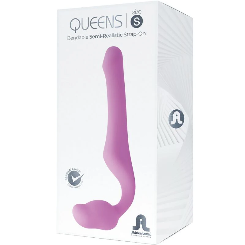 ADRIEN LASTIC - QUEENS STRAP-ON FLEXÍVEL ROSA TAMANHO S - Image 5