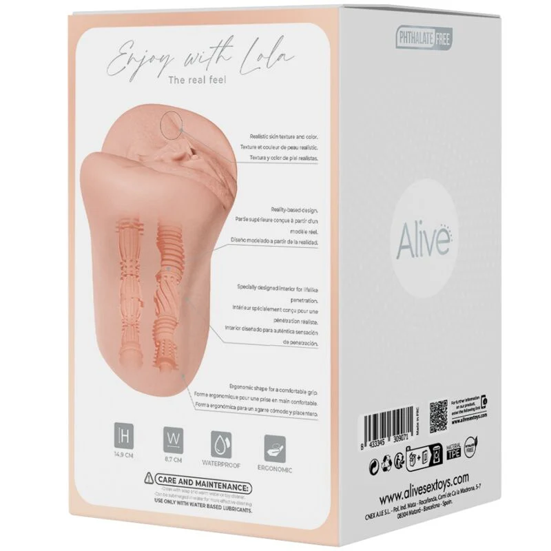ALIVE - FLEX MASTURBADOR MASCULINO VAGINAL TAMANHO M - Image 8