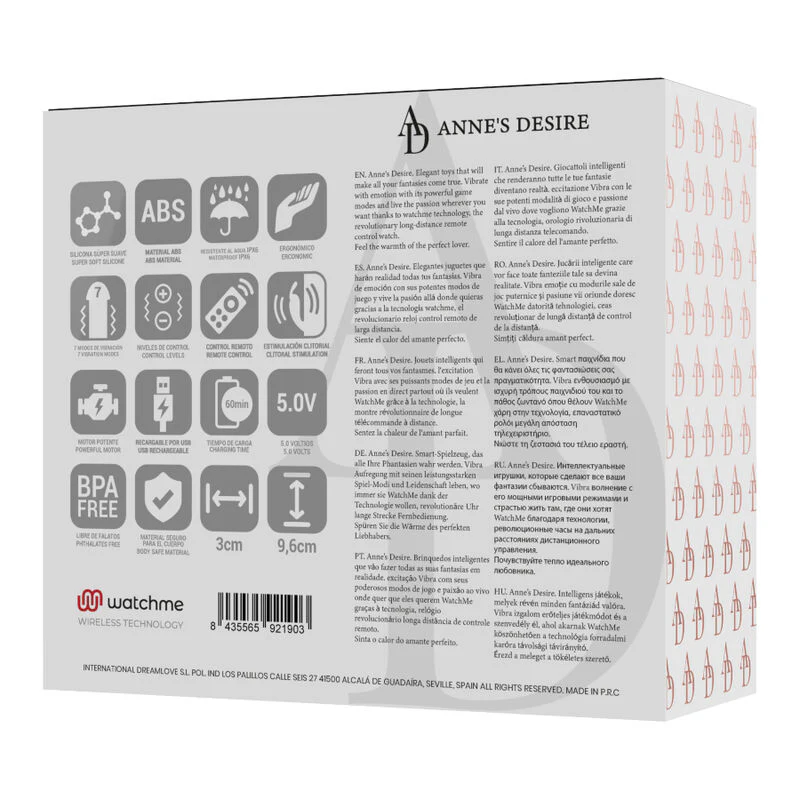 ANNE'S DESIRE - PANTY PLEASURE TECNOLOG A WATCHME PRETO - Image 14