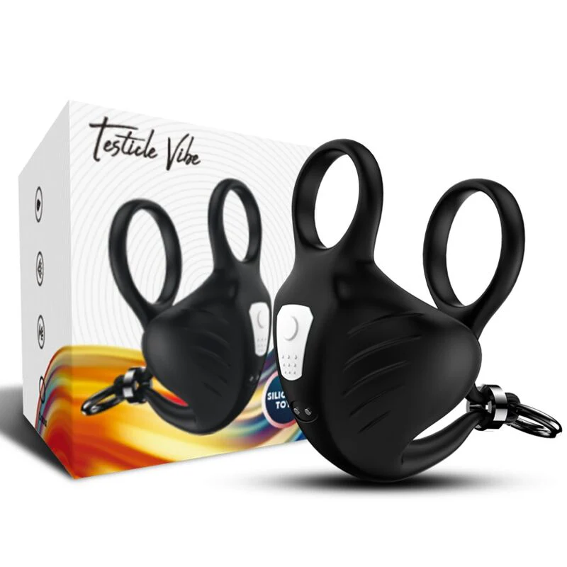 ARMONY - ANEL VIBRADOR MANTA ESCROTO PRETO - Image 4