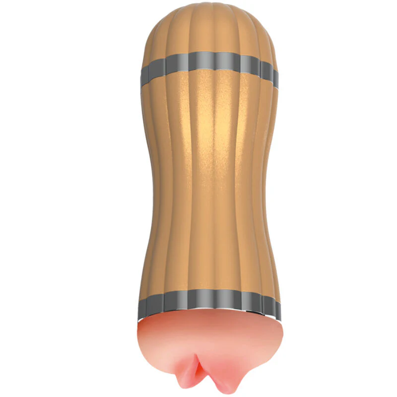 ARMONY - BEVIS MASTURBADOR DUPLO VAGINA E BOCA DOURADO - Image 2