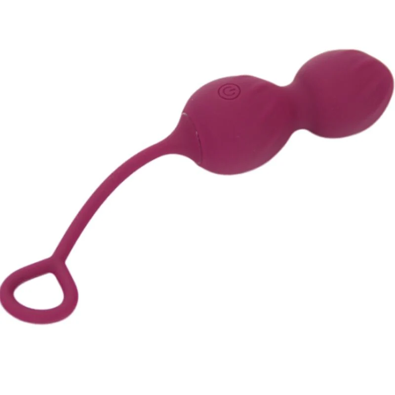 ARMONY - BLOSSOMS VAGINAL DUMBBELL VIBRAÇÃO CONTROLE REMOTO 10 VIBRAÇÕES VERMELHO ESCURO - Image 4