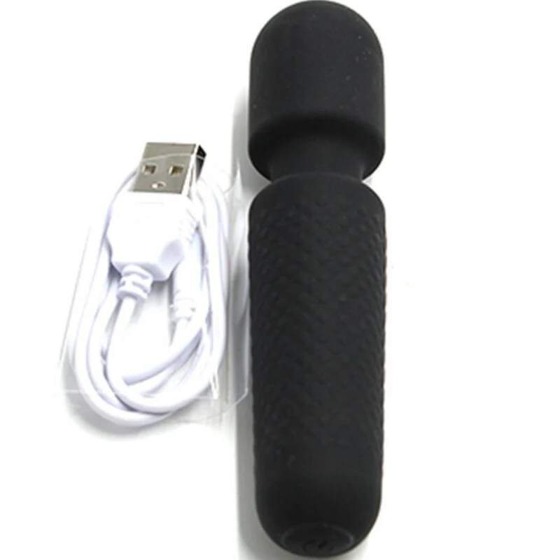 ARMONY - YOUR MAGIC MASSAGER E VIBRADOR RECARREGÁVEL 10 VIBRAÇÕES WAND DOTS PRETO - Image 4