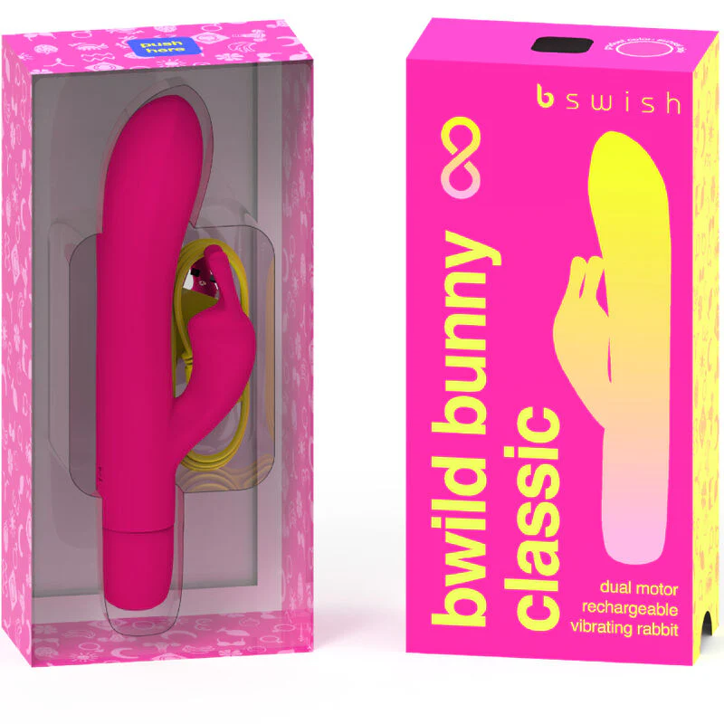 B SWISH - BWILD BUNNY INFINITE CLASSIC RECARREGVEL VIBRADOR ROSA SILICONE - Image 2