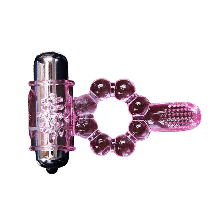 BAILE - ANEL DE SILICONE 10 RITMOS DE LÍNGUA COM VIBRAO ROSA - Image 6