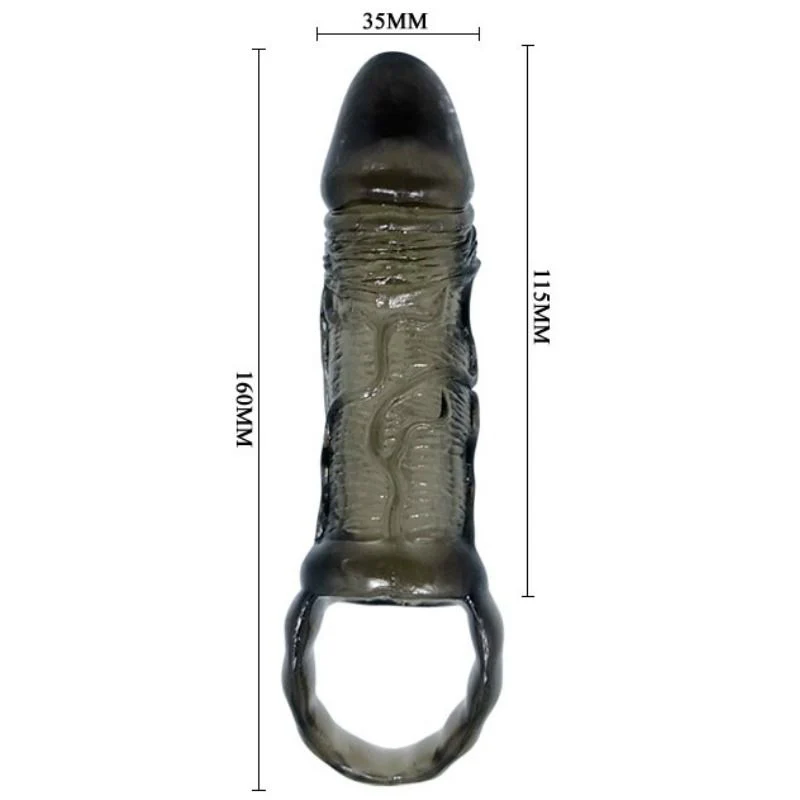 BAILE - BAINHA DE EXTENSO DE PÊNIS COM ALA PARA TESTÍCULOS 11.5 CM - Image 6