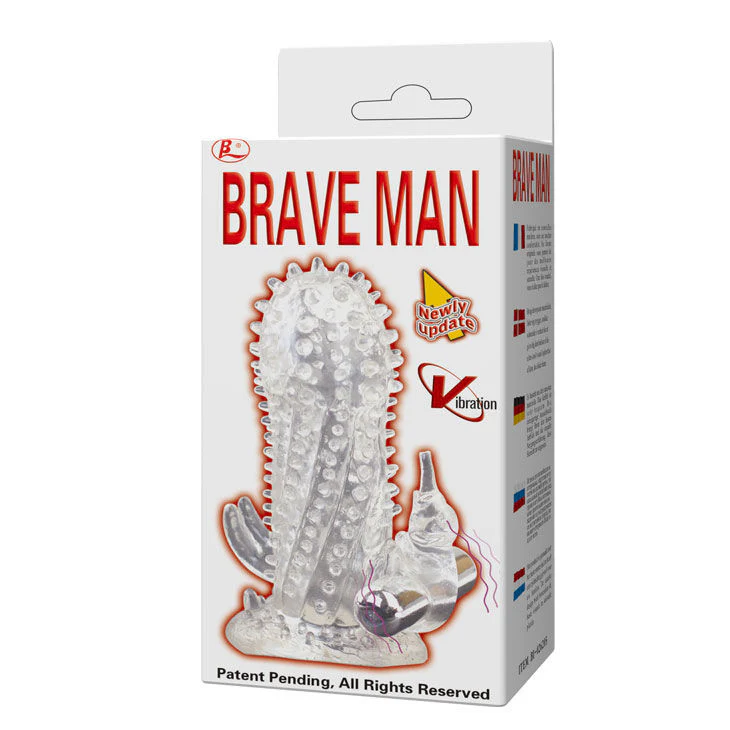 BAILE - BRAVE MAN COELHO VIBRADOR EXTENSO DE PÉNIS - Image 12