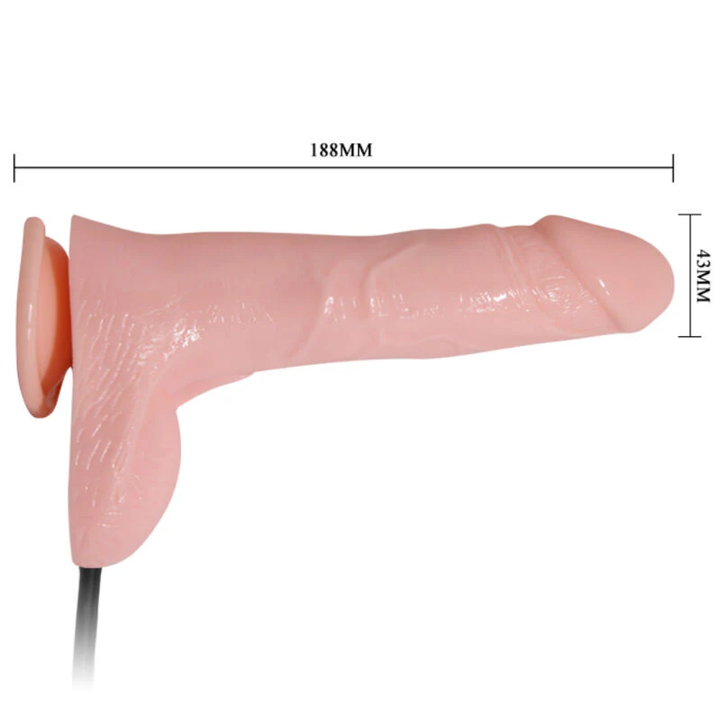 BAILE - DILDO REALISTA INFLÁVEL COM VENTOSA 15 CM - Image 3