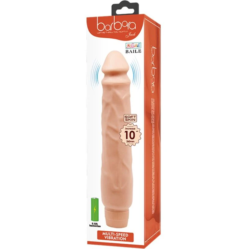 BAILE - JACK VIBRADOR REALISTA 26 CM CARNE - Image 7