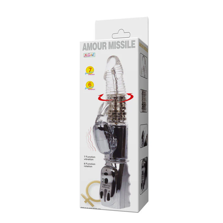 BAILE - ROTADOR TRANSPARENTE AMOUR MISSILE 26.5 CM - Image 8