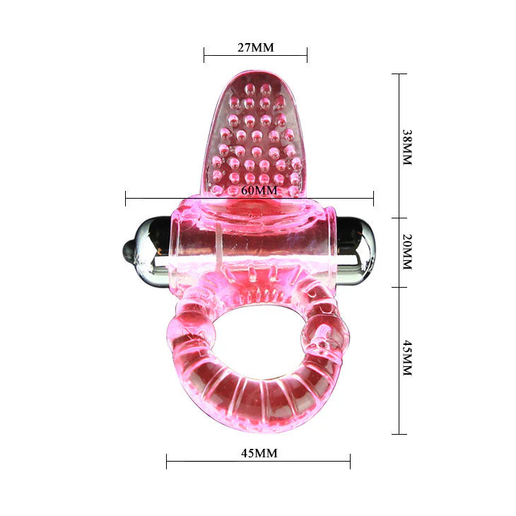 BAILE - SWEET ABS 10 RITMOS ANEL VIBRADOR ROSA ANEL PARA O PÊNIS - Image 4