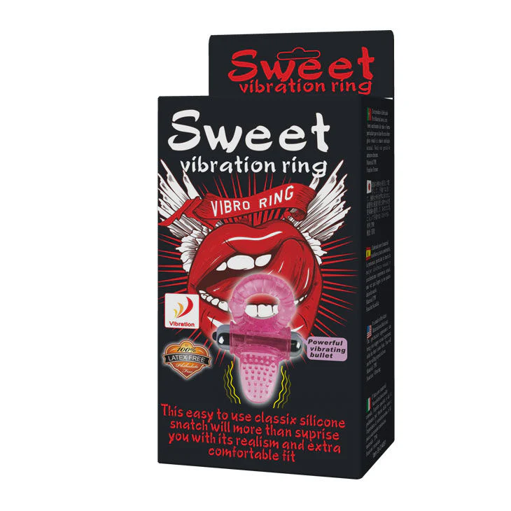 BAILE - SWEET ABS 10 RITMOS ANEL VIBRADOR ROSA ANEL PARA O PÊNIS - Image 7