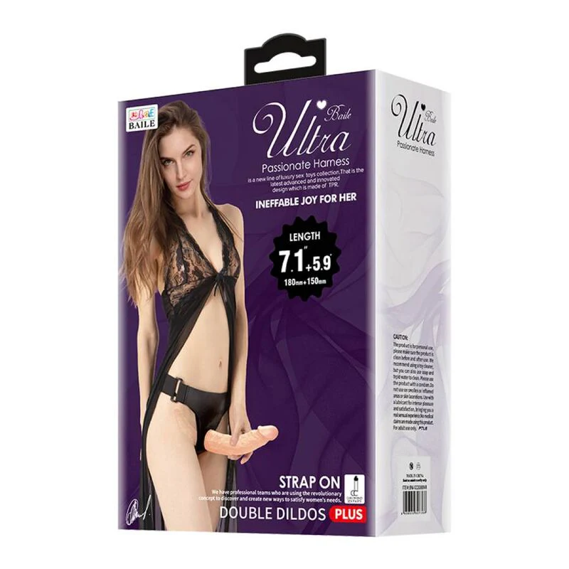 BAILE - ULTRA APAIXONADO DILDOS DUPLOS COM ARNÊS - Image 7