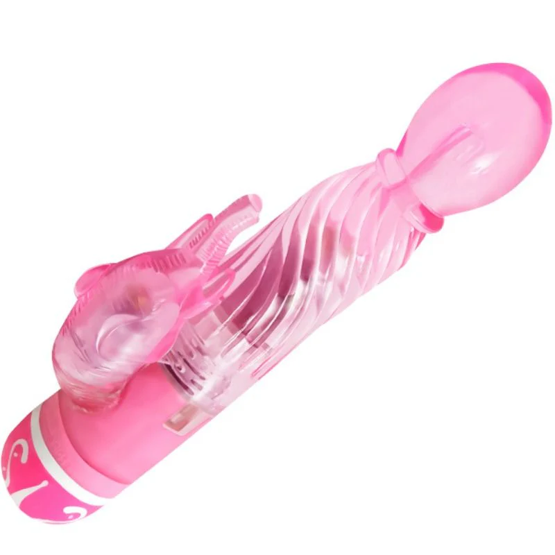 BAILE - VIBRADOR MULTIVELOCIDADE COM ESTIMULADOR ROSA - Image 2