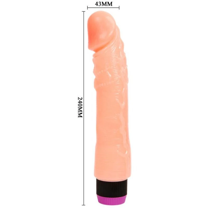 BAILE - VIBRADOR REALISTA FLEXÍVEL NATURAL 24 CM - Image 5