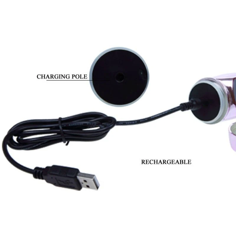 BAILE - VIBRADOR RECARREGVEL COM ROTAO E ESTIMULADOR DE BORBOLETA PULSANTE - Image 7