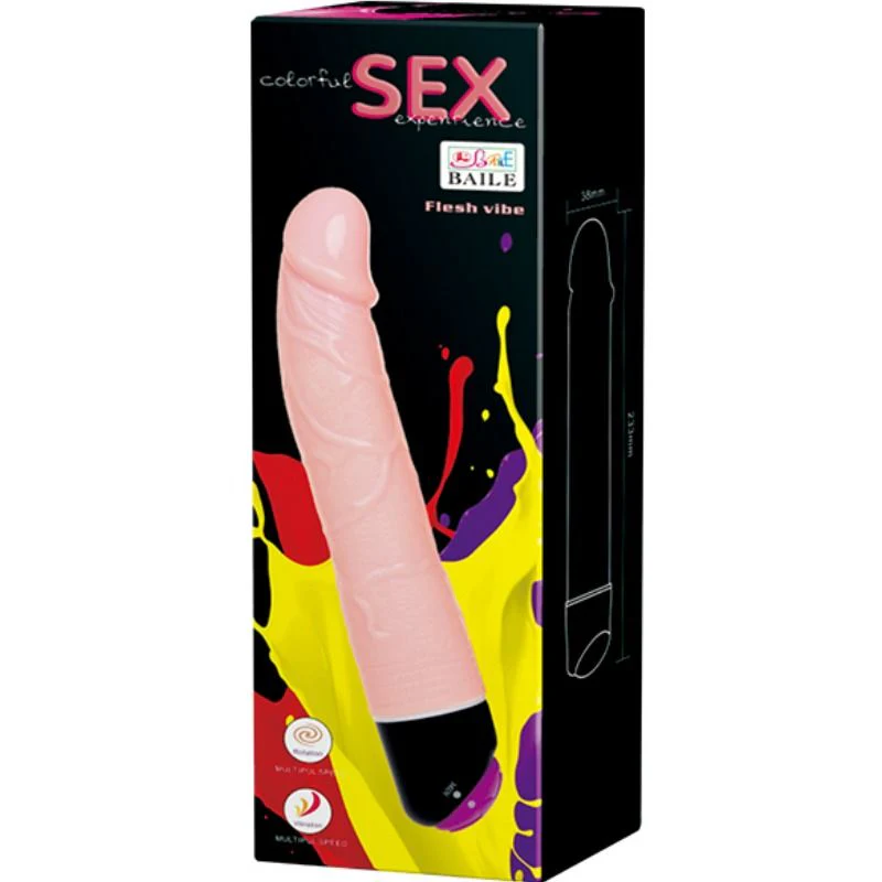 BAILE - VIBRAO E ROTAO SEXUAL COLORIDA 24 CM - Image 8
