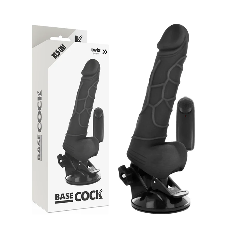BASECOCK - VIBRADOR DE CONTROLE REMOTO NATURAL REALISTA 18.5 CM -O- 4CM - Image 16