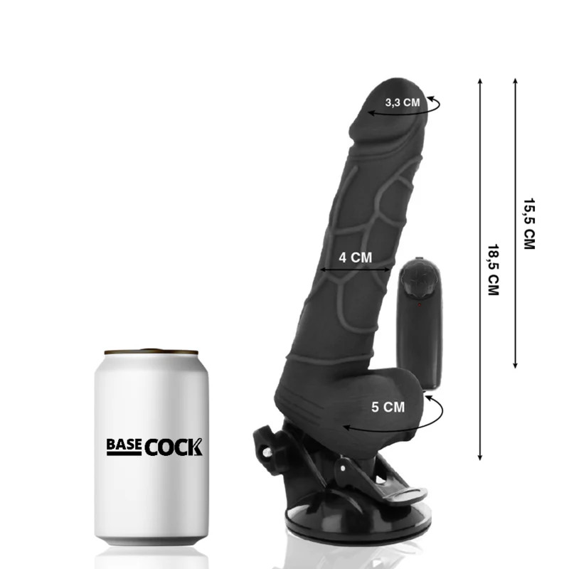 BASECOCK - VIBRADOR DE CONTROLE REMOTO NATURAL REALISTA 18.5 CM -O- 4CM - Image 17