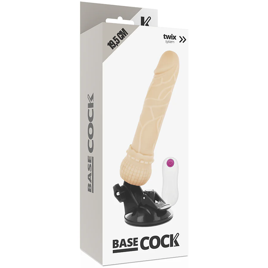 BASECOCK - VIBRADOR DE CONTROLE REMOTO NATURAL REALISTA 19.5 CM -O- 4 CM - Image 14