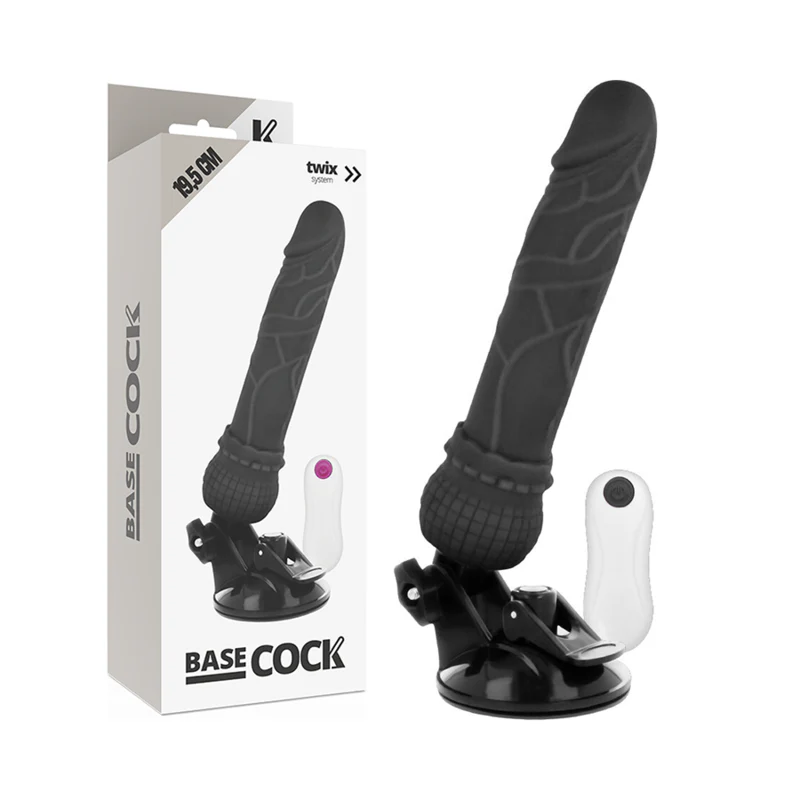 BASECOCK - VIBRADOR DE CONTROLE REMOTO NATURAL REALISTA 19.5 CM -O- 4 CM - Image 16