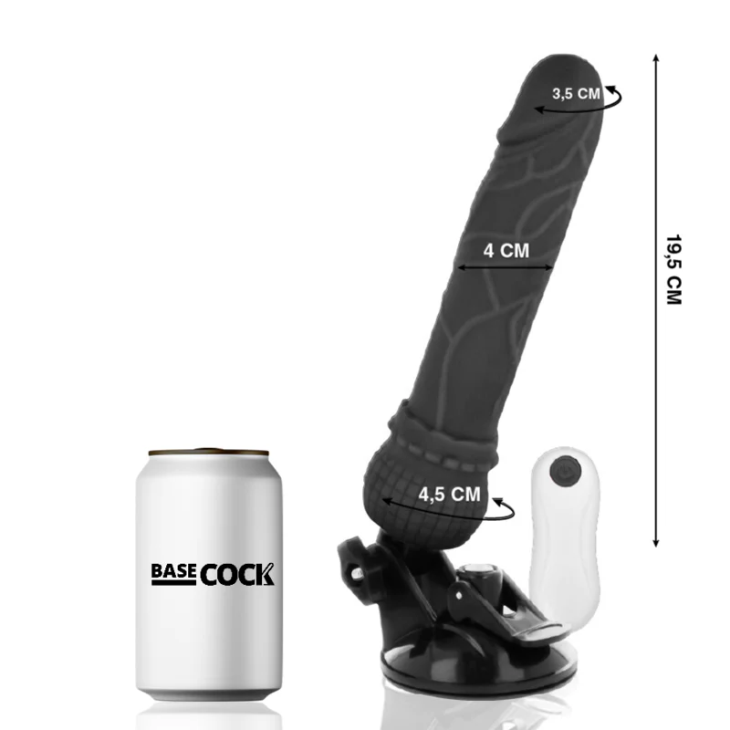BASECOCK - VIBRADOR DE CONTROLE REMOTO NATURAL REALISTA 19.5 CM -O- 4 CM - Image 17
