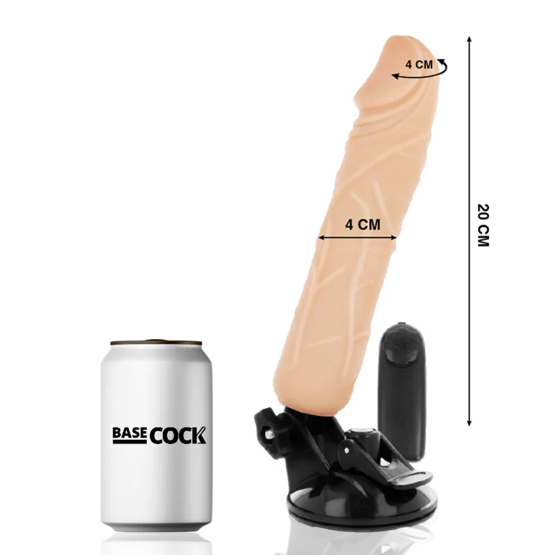 BASECOCK - VIBRADOR DE CONTROLE REMOTO NATURAL REALISTA 20 CM -O- 4 CM - Image 12