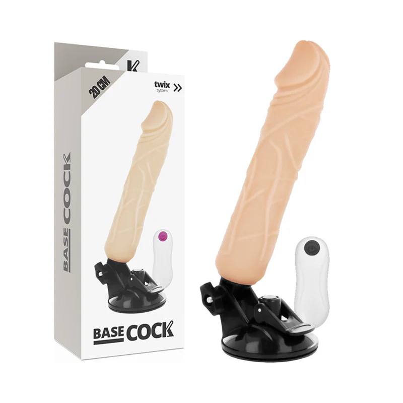 BASECOCK - VIBRADOR DE CONTROLE REMOTO NATURAL REALISTA 20 CM -O- 4 CM - Image 11