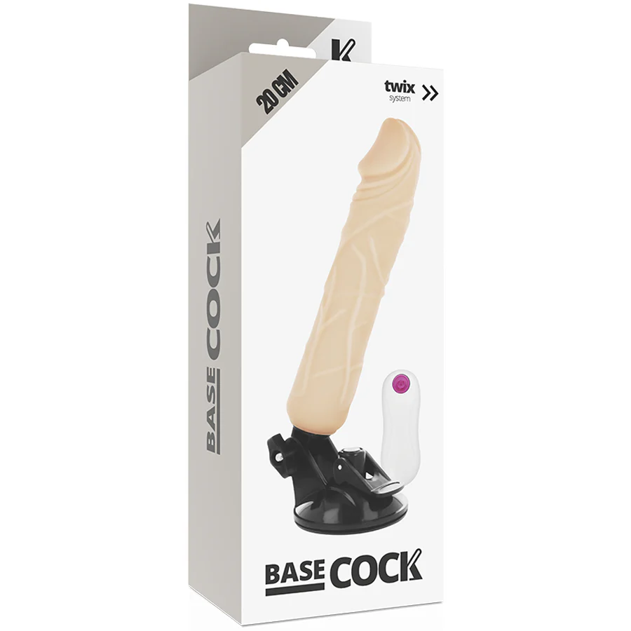 BASECOCK - VIBRADOR DE CONTROLE REMOTO NATURAL REALISTA 20 CM -O- 4 CM - Image 14