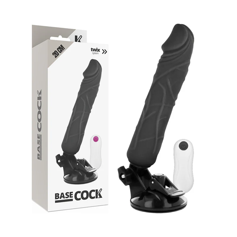 BASECOCK - VIBRADOR DE CONTROLE REMOTO NATURAL REALISTA 20 CM -O- 4 CM - Image 16