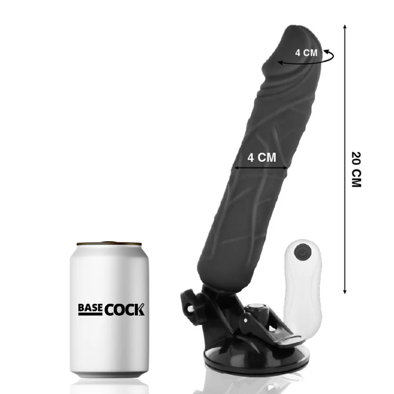 BASECOCK - VIBRADOR DE CONTROLE REMOTO NATURAL REALISTA 20 CM -O- 4 CM - Image 17