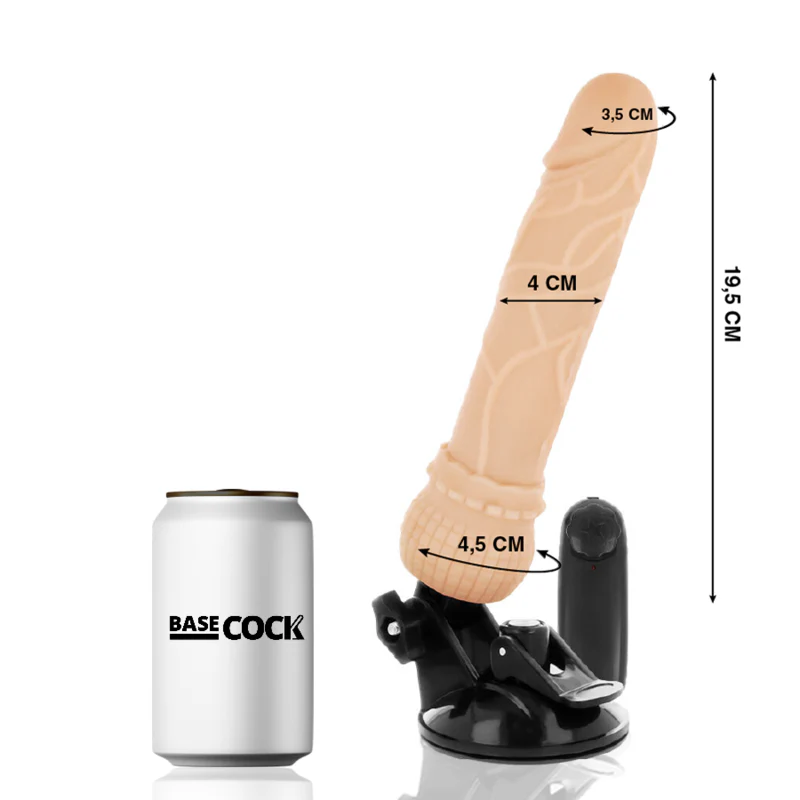 BASECOCK - VIBRADOR DE CONTROLE REMOTO NATURAL REALISTA BASECOCK 19,5 CM - Image 12
